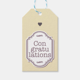 Grattisar Presentetikett