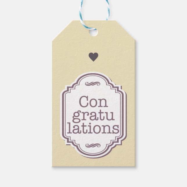 Grattisar Presentetikett (Framsidan)