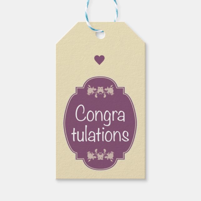 Grattisar Presentetikett (Framsidan)