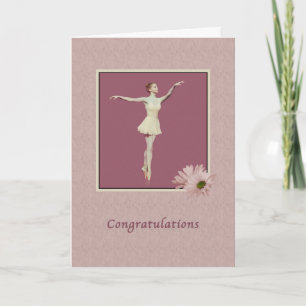 Grattisar, prestanda, Ballerina On Pointe Kort