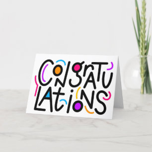 Grattisar Quirky Brev Kort