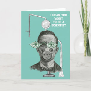Grattisar Scientist Doktor of Science Mad Tack Kort