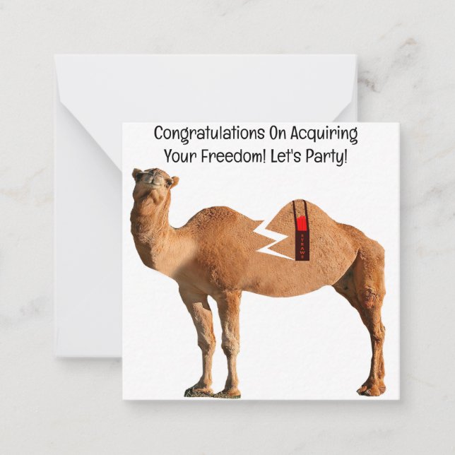 Grattisar skiljetecken Party kort (Framsida)