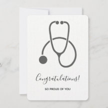 Grattisar Snyggt Grått Steth Grad-inbjudan