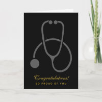 Grattisar Snyggt Grått Stetoscope på Black