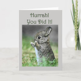 Grattisar som du har stulit Baby Bunny Card Kort