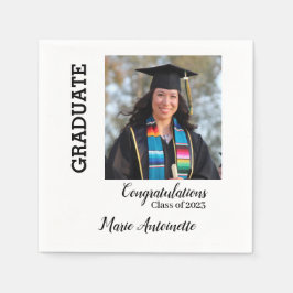 Grattisar | Student Namn och foto Pappersservett