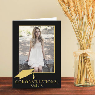 Grattisar Student Studentmössa Photo Kort