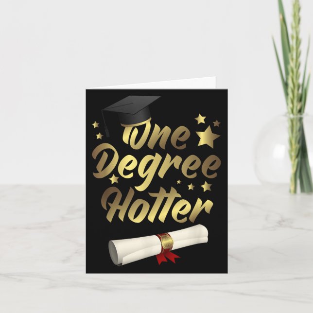 Grattisar Studenten citerar en grad Hotte Kort (Framsida)