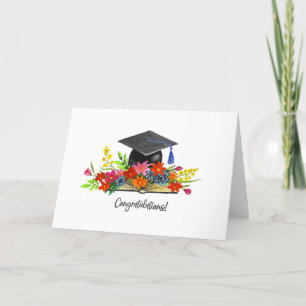 Grattisar! Studenten-kort, överordnad gåva Helgkort