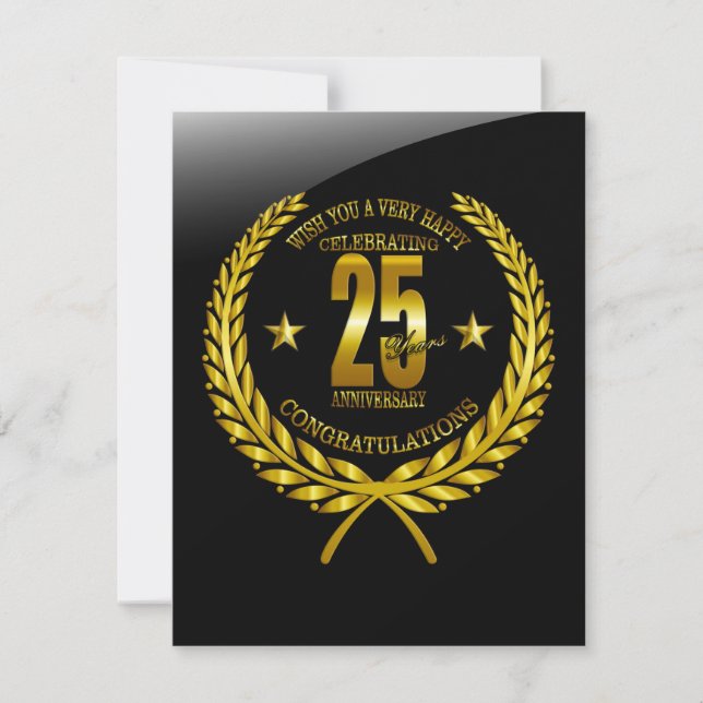 Grattisar till 25-årsdagen (Framsida)