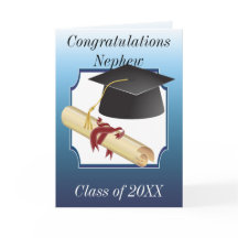 Grattisar till Nephew som har studerat