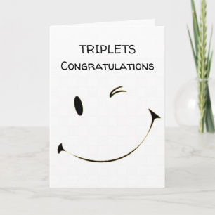 ***GRATTISAR****** TRIPLETS** KORT