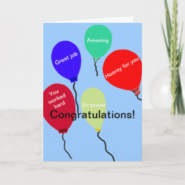 Grattisar Underbara färgämnen för jobb Kort