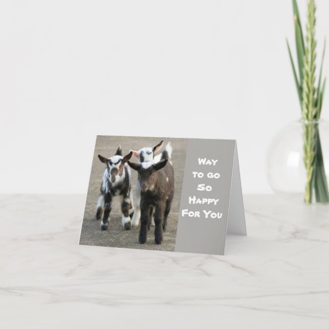 "GRATTISAR" ****VÄG TILL GO*** KORT (Framsida)