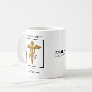 Grattisar vid fysisk behandling i Studenten Kaffemugg
