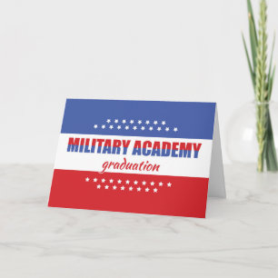 Grattisar vid militära akademin Studenten Kort