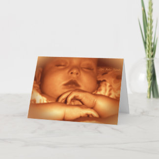 Grattisar vid nyfödd bebis kort