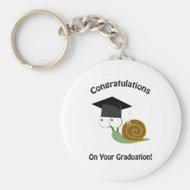 Grattisar vid Snigel vid Studenten Nyckelring