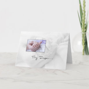 Grattisarna baby Finger Kort