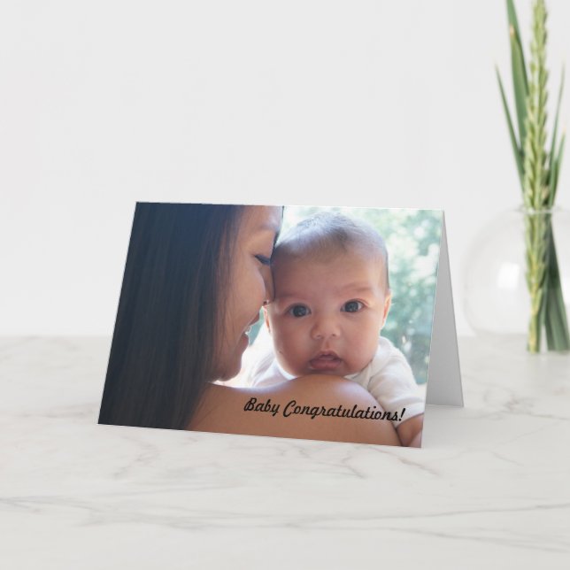 grattisarna baby kort (Framsida)