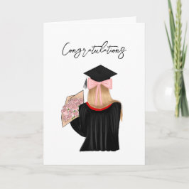 Grattisarna Blonde Hair Coquette Student Kort