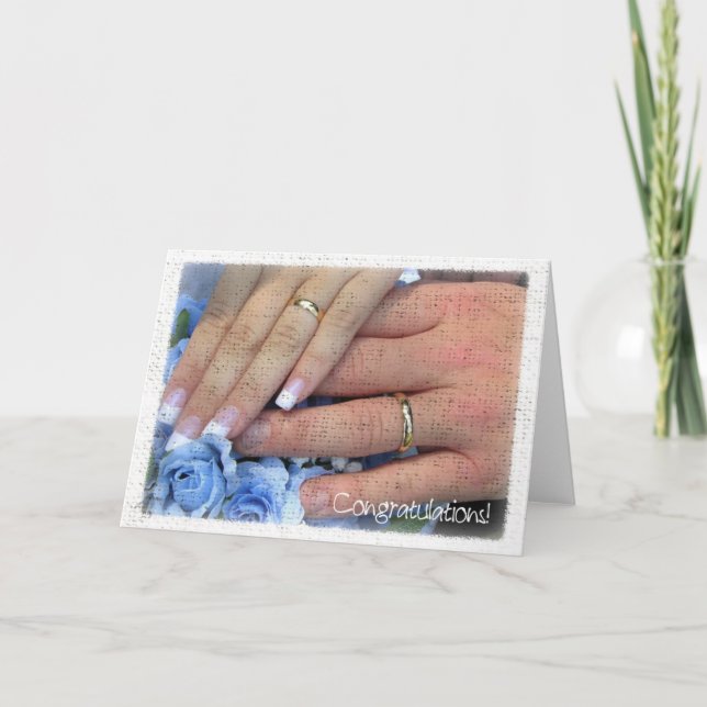 Grattisarna bröllop kort (Framsida)