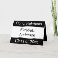 Grattisarna Grad Namn Black & White Studenten