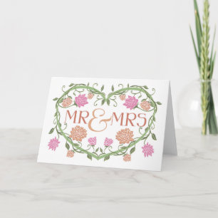 Grattisarna Newlyweds och Bröllop Card Kort