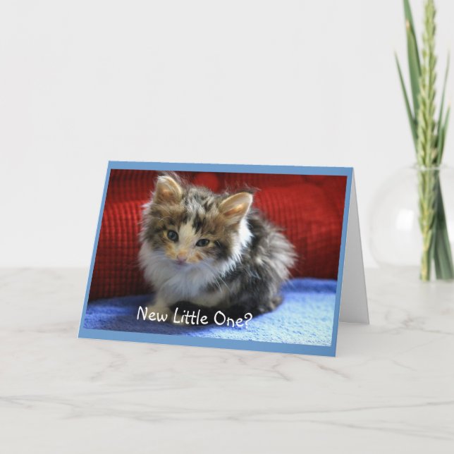 Grattisarna nyfödd bebis kort (Framsida)