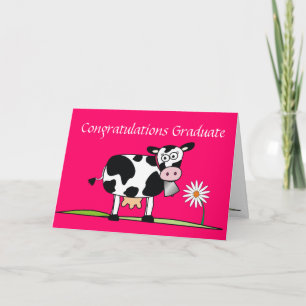 Grattisarna Student-Cow Kort