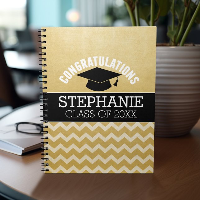 GRATTISARNA STUDENT - PERSONLIG STUDENTEN ANTECKNINGSBOK (Personalized notebook - add name and custom text)