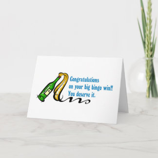 Grattisbingovinnare Kort