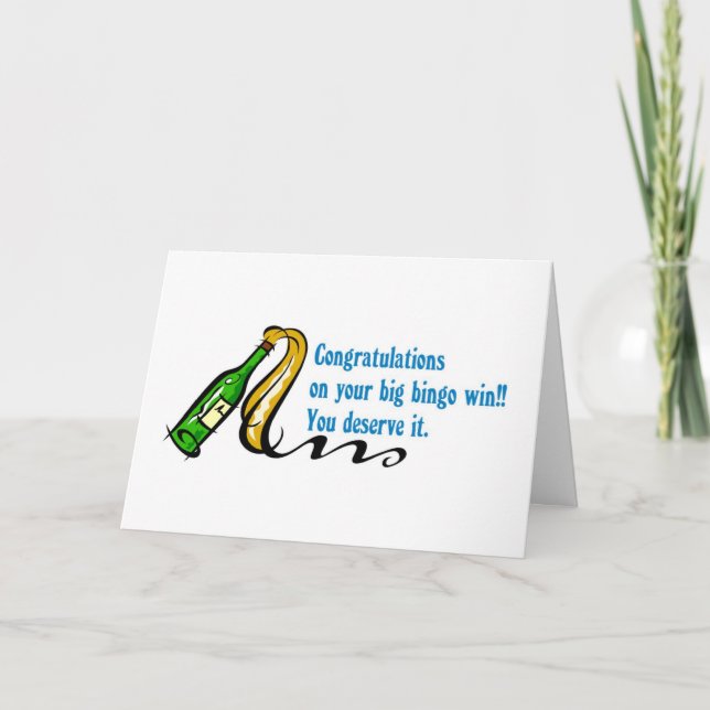 Grattisbingovinnare Kort (Framsida)