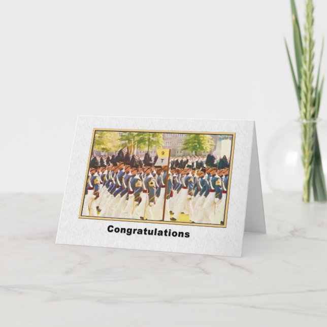 Grattisen studenten från väster pekar kort (Framsida)