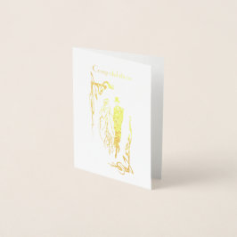 Grattisens Bröllopsdag Greeting Card Folierat Kort