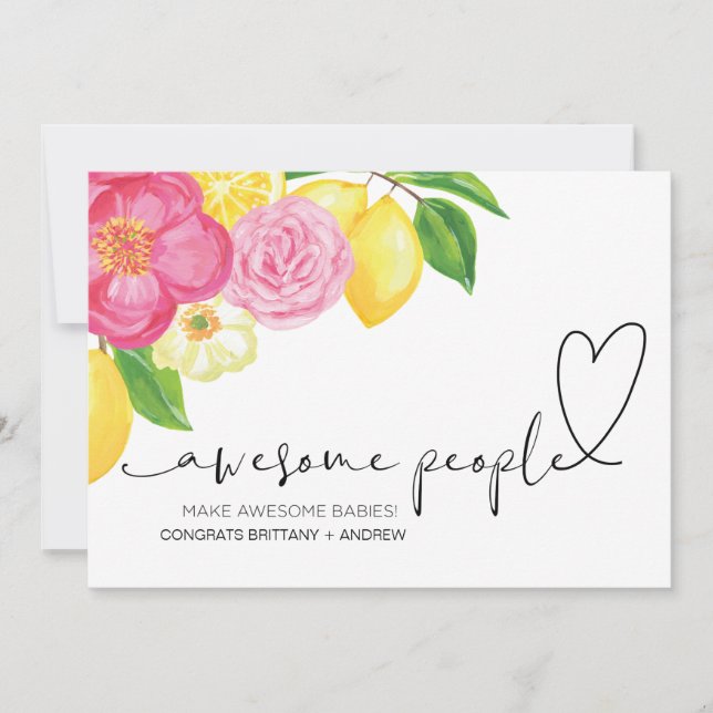 Grattisens Gravid Gratulerar på Nyfödd bebis Kort (Framsida)