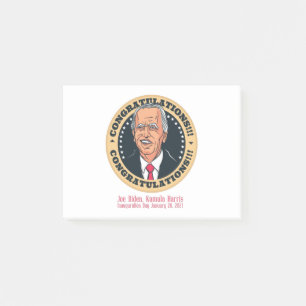 grattisens president joe biden post-it block