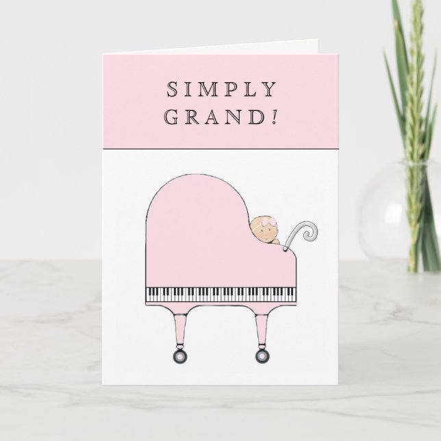 Grattiskort för Babyflicka Kort (Framsida)