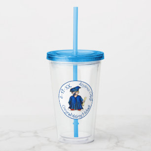 Grattiss Blue Boy College Graduation Party Take Away Mugg