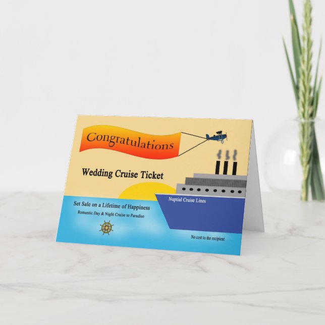 Grattiss bojkottkort för Frakt Bröllop Kort (Framsida)