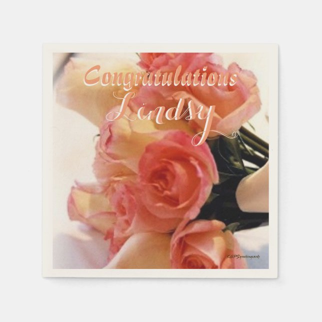 Grattiss Bouquet Pappersservett (Framsidan)