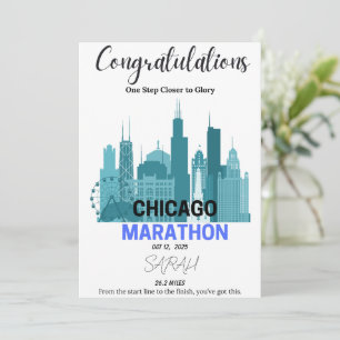 Grattiss Chicago Marathon 2025 Springer Gift Julkort