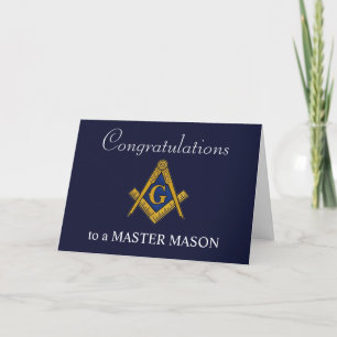 Grattiss Freemason Masonic Master Mason Tack Kort