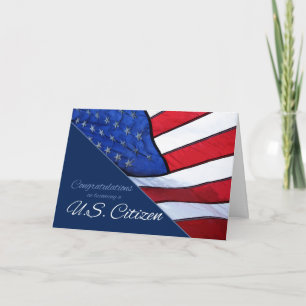 Grattiss US CitizCitizCitizCitizen US-Flagga Card Kort
