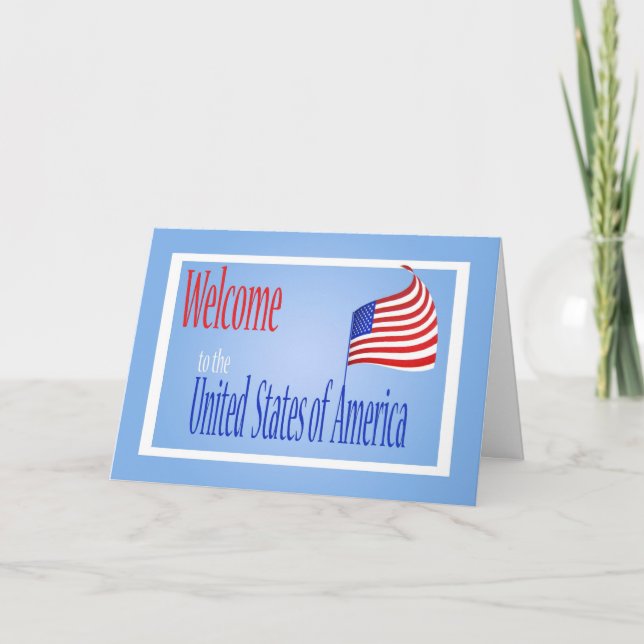 Grattiss US CitizCitizCitizCitizen US Flagga Kort (Framsida)