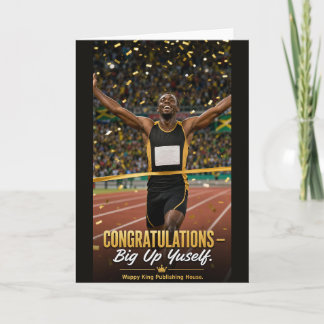 Grattulationskort -Med en jamaicansk twist Kort