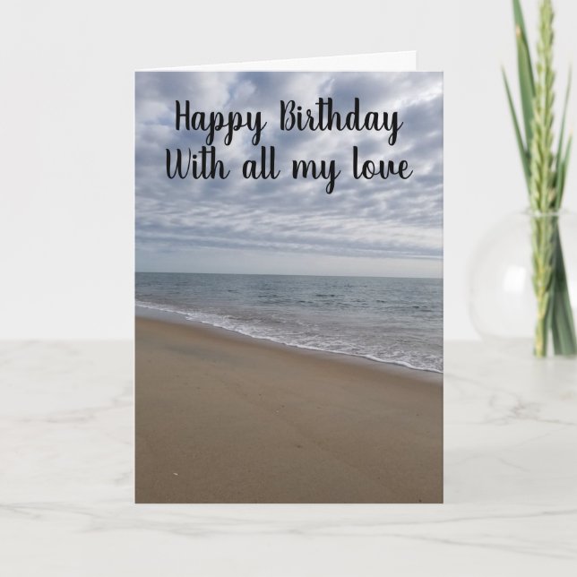 GRATTULERAR PÅ FÖDELSEDAGEN MED *ALL MIN KÄRLEK* F KORT (Framsida)