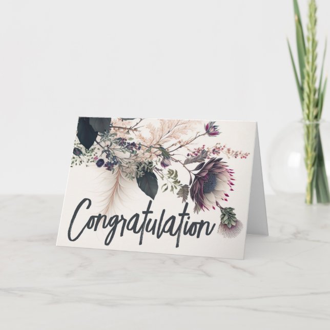 Gratulation  kort (Framsida)