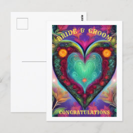 GRATULATIONER BRUD OCH BRUDGUM   VYKORT